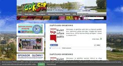 Desktop Screenshot of goksir.mielnik.com.pl