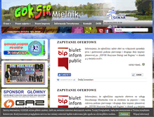 Tablet Screenshot of goksir.mielnik.com.pl